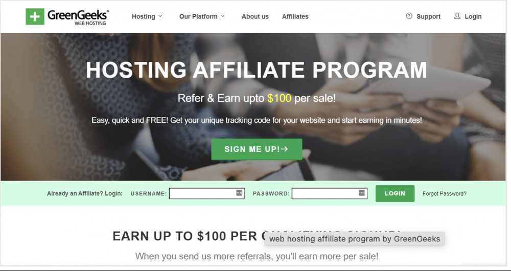 GreenGeeks Affiliate Program