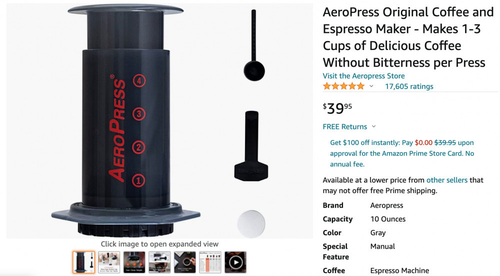 Amazon Aeropress