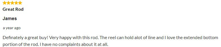 Customer review of the Ugly Stik Bigwater