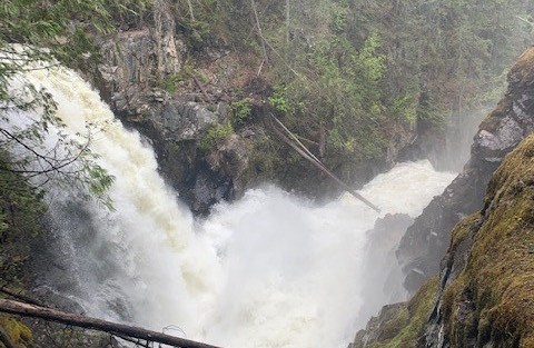 Albas waterfall, Shuswap, BC