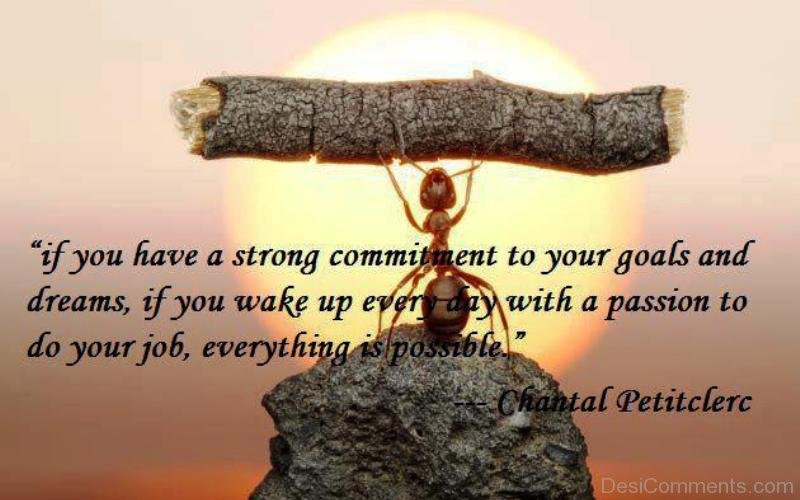 Commitment and Passion What Does It Mean To You?