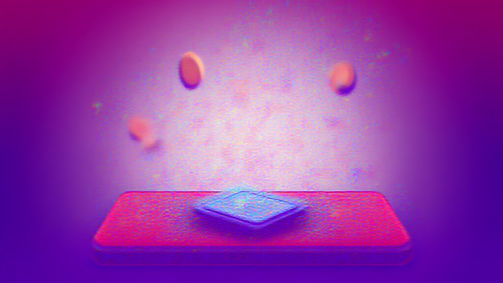 A stylized digital illustration representing in-app purchases in mobile indie games. The image shows a mobile phone with game icons and coins floating around, backed by a vibrant, abstract background inspired by gaming culture.