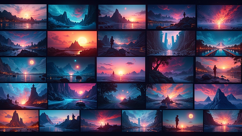 End screen: AI video creation tools, digital energy, future of content creation.