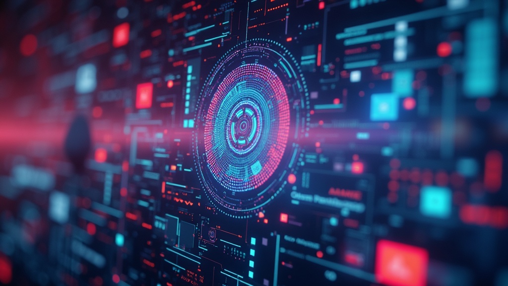 Colorful AI interface arranging video scenes for consistent brand style