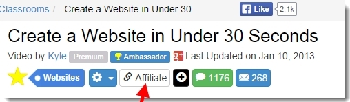 30 second website