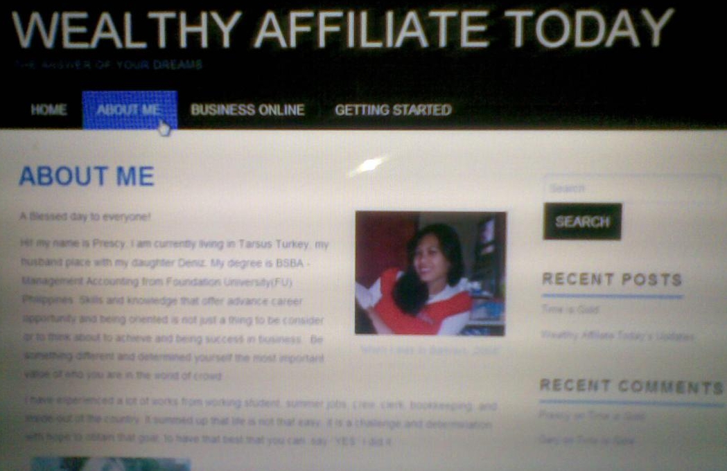 Wealthy Affiliate Today - The answer of your DREAMS