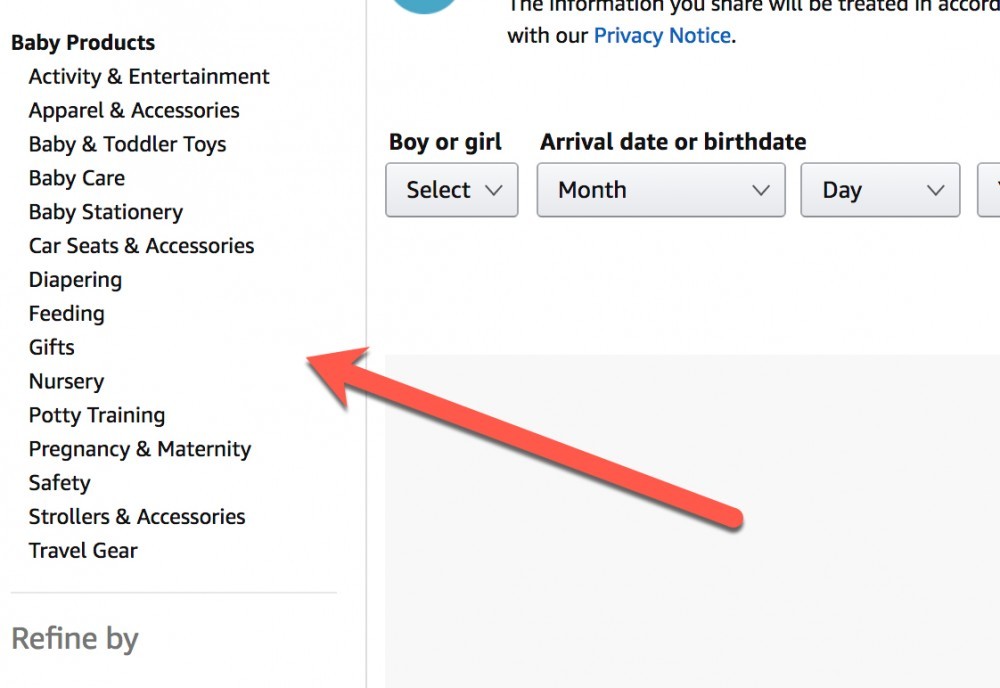 Baby Category Amazon - Niche Research