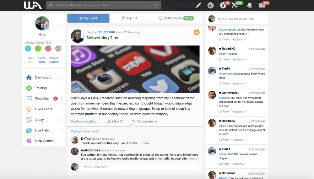 New Wealthy Affiliate UX Design New Wealthy Affiliate UX Design