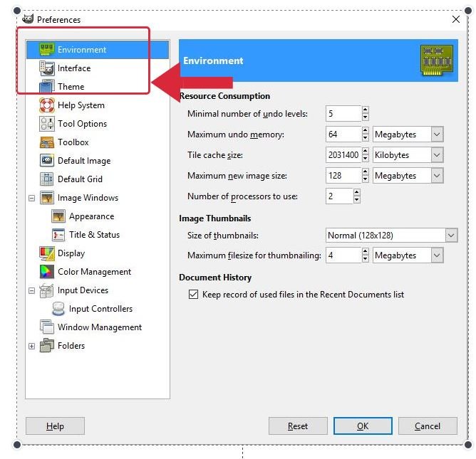 GIMP Settings You Can Customize Part 1