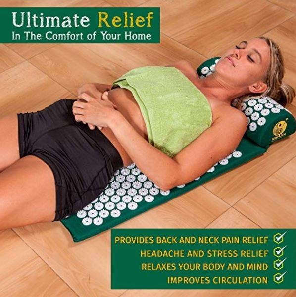 acupressure mat to relax before bed