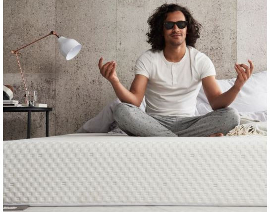 silentnight mattress uk - sitting on mattress