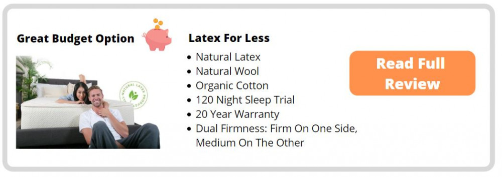 Latex For Less Hypoallergenic Mattress