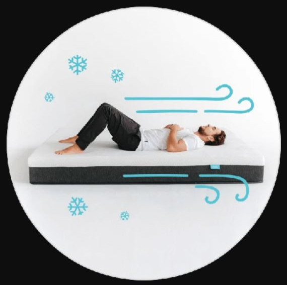 Man Lying On Hugo Mattress