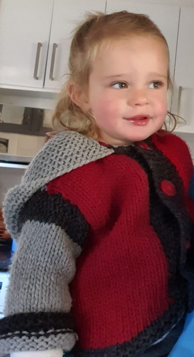 hooded jacket for a baby