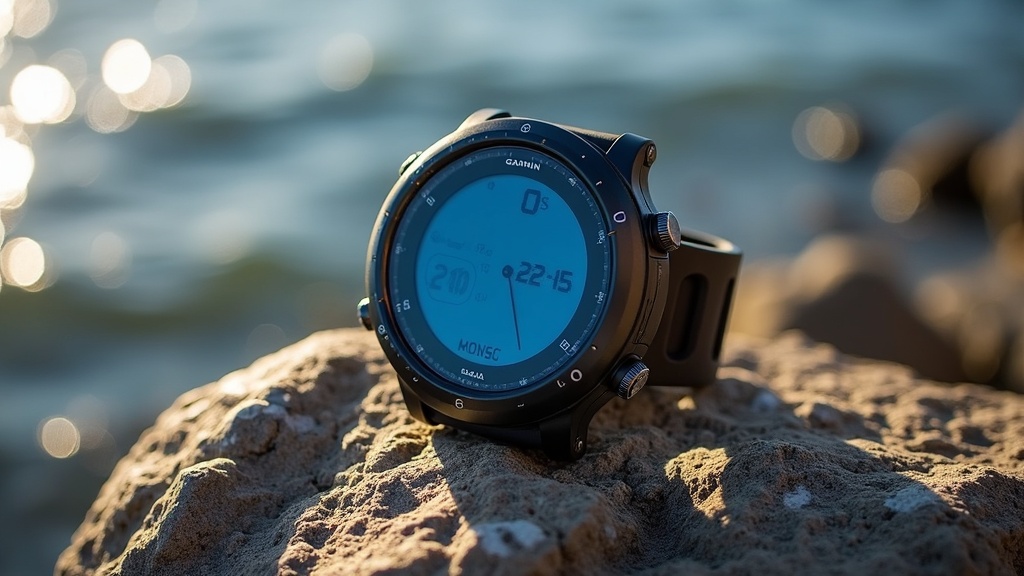 Garmin Quatix 7 Pro in use during fishing trip