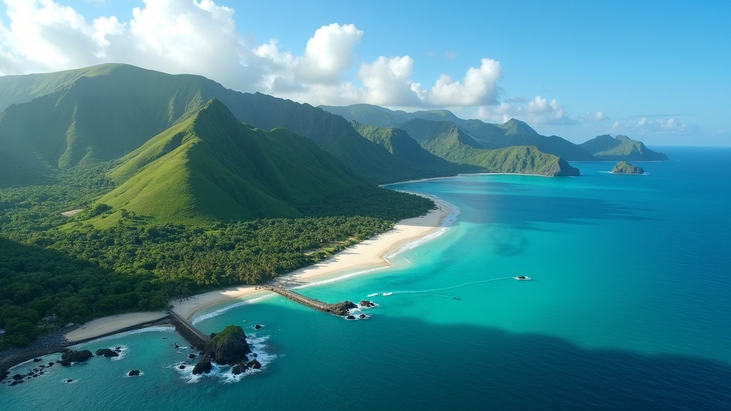 Island of Lombok, Aerial view of Lombok coastline with turquoise waters and green hills, Why visit the Island of Lombok?, Weather and best time to visit the island of Lombok, Best beaches on the Island of Lombok, Beachfront resorts on the Island of Lombok, Travel Tips for Lombok, Interesting facts about Lombok, Frequently asked questions about Lombok, Lombok: An Island Worth Returning to