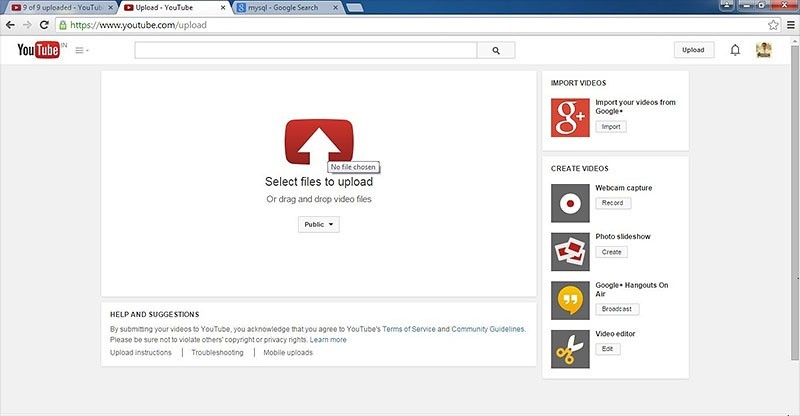 Uploading Videos To YouTube