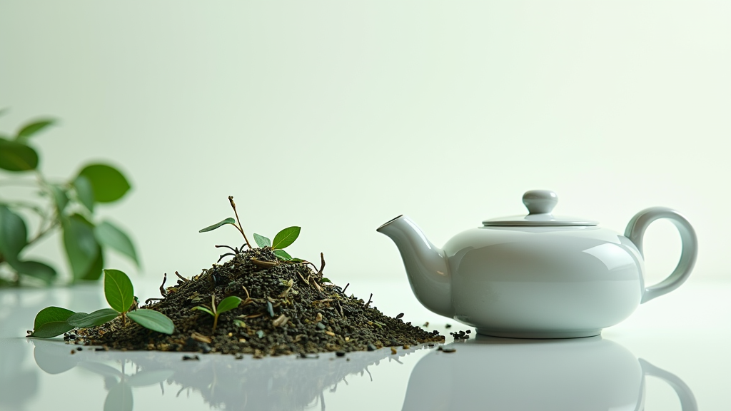 Futuristic tea setup