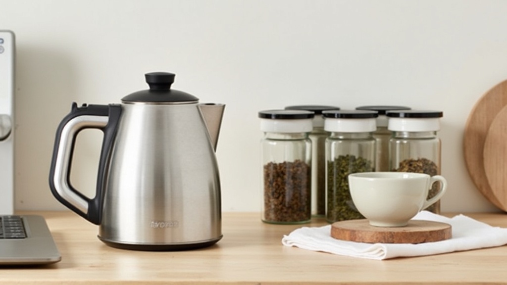 Tea enthusiast brewing loose-leaf tea on the go