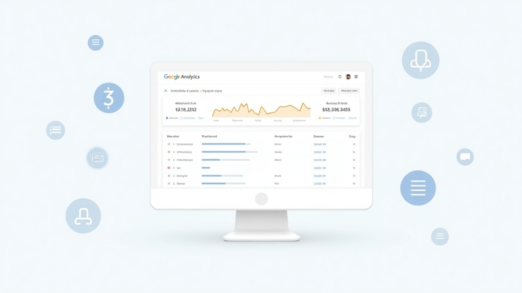 Screenshot of Google Analytics dashboard with affiliate link tracking