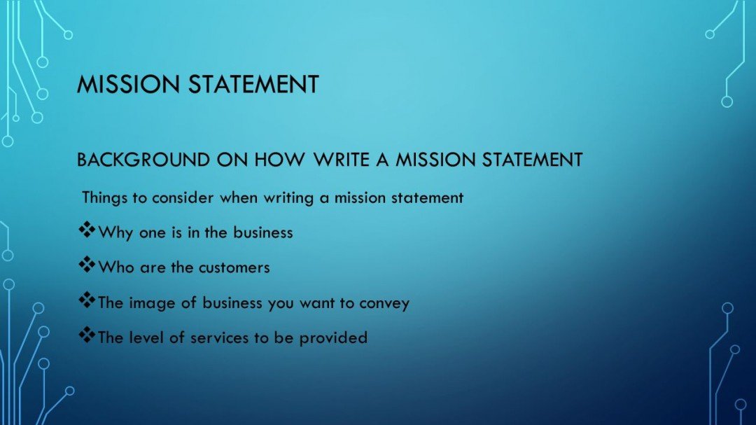 How to Write a Mission Statement
