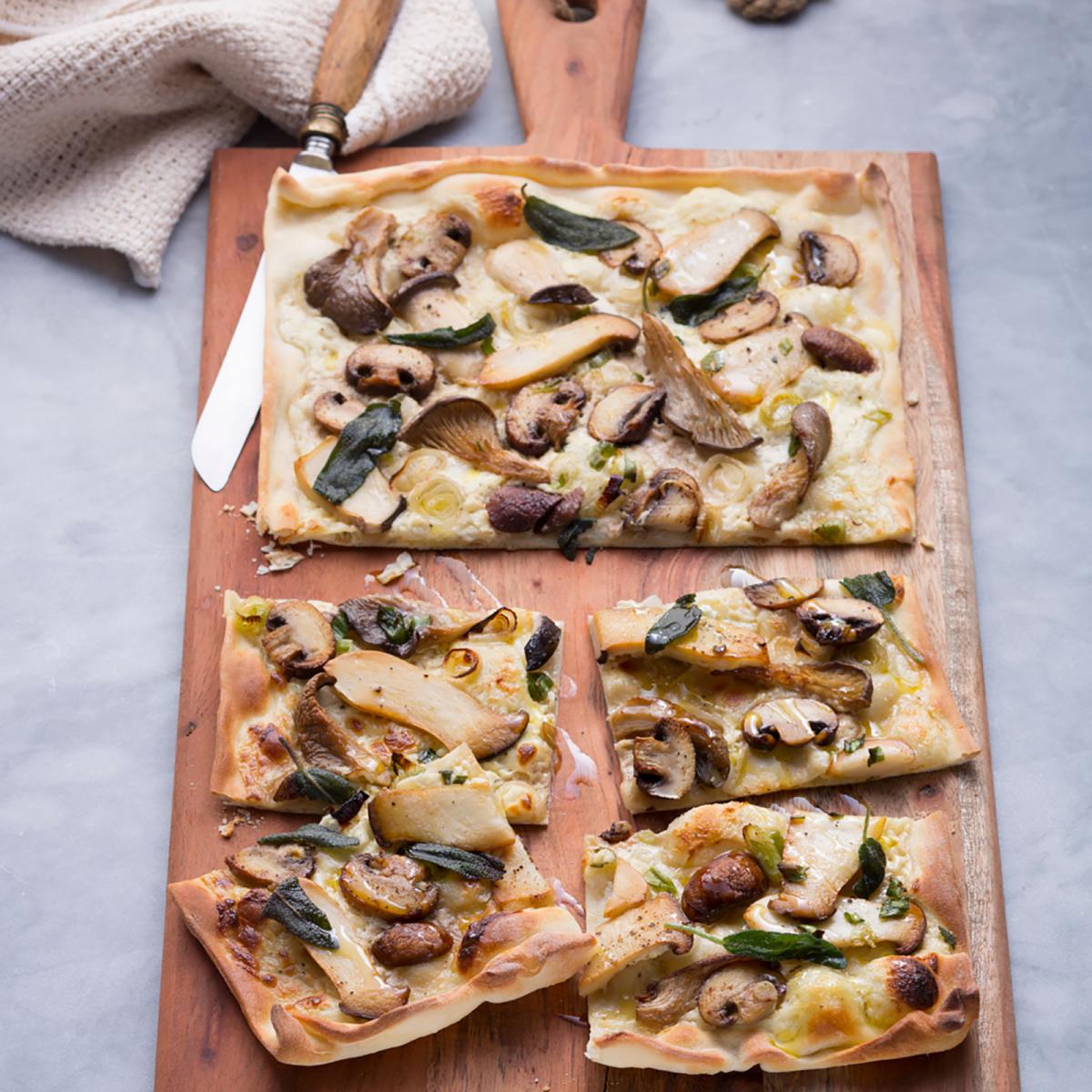 Mushroom Flatbread Wewalka