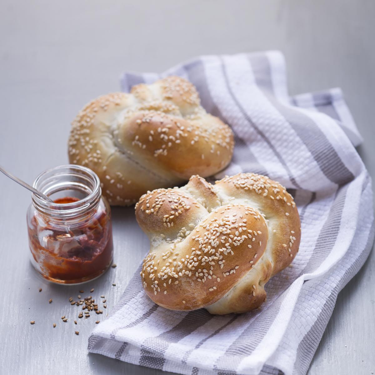 Pizza Bread Knots Wewalka