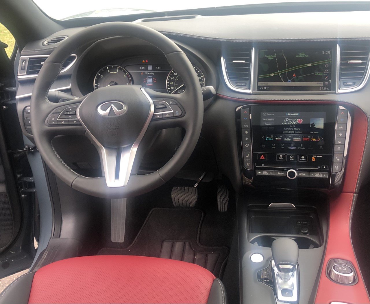 Infiniti qx55 салон