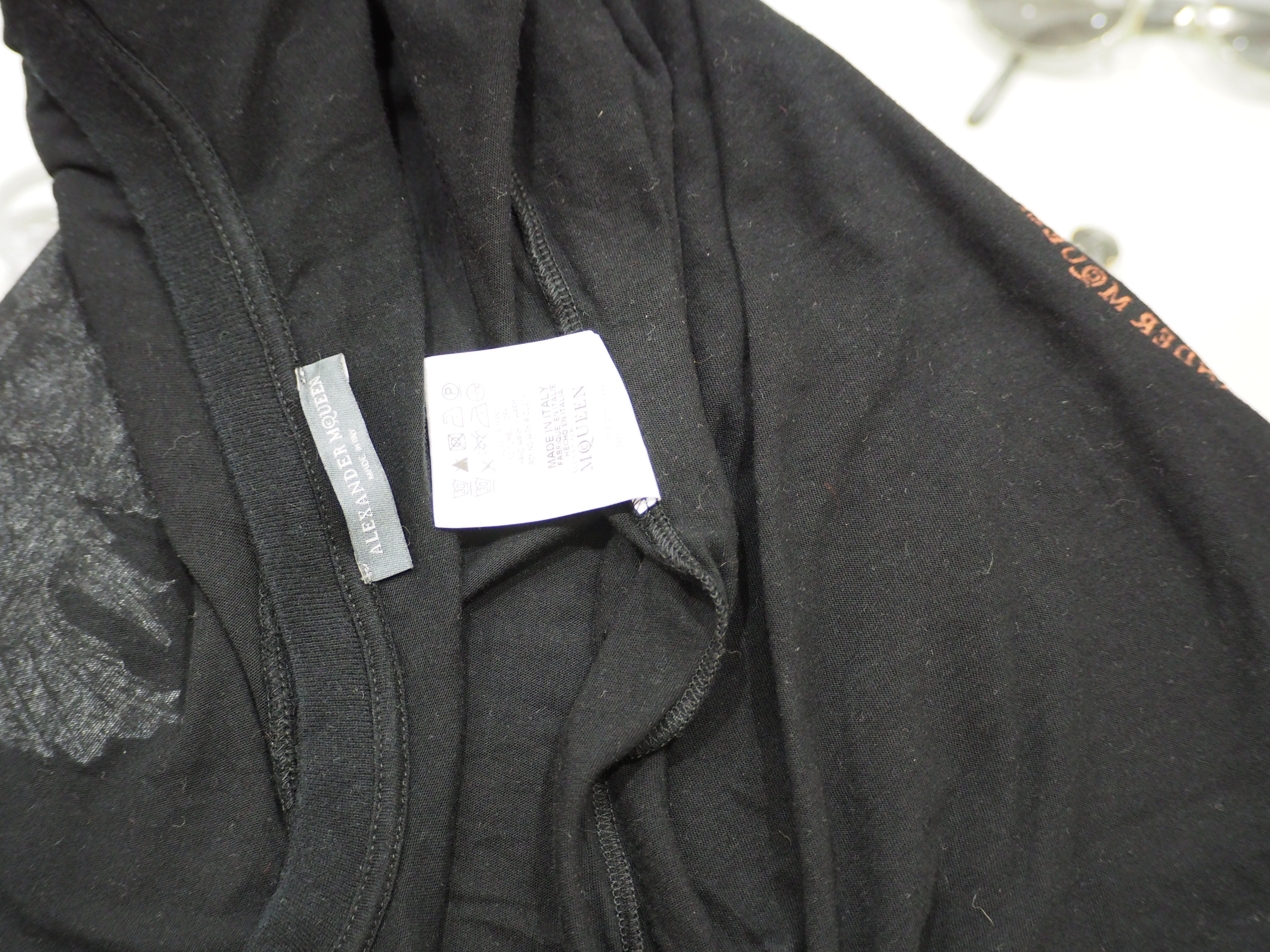 Alexander McQueen Black skull cotton t-shirt - Alexander McQueen Pre-Owned  - Wond\u0026rland Capri