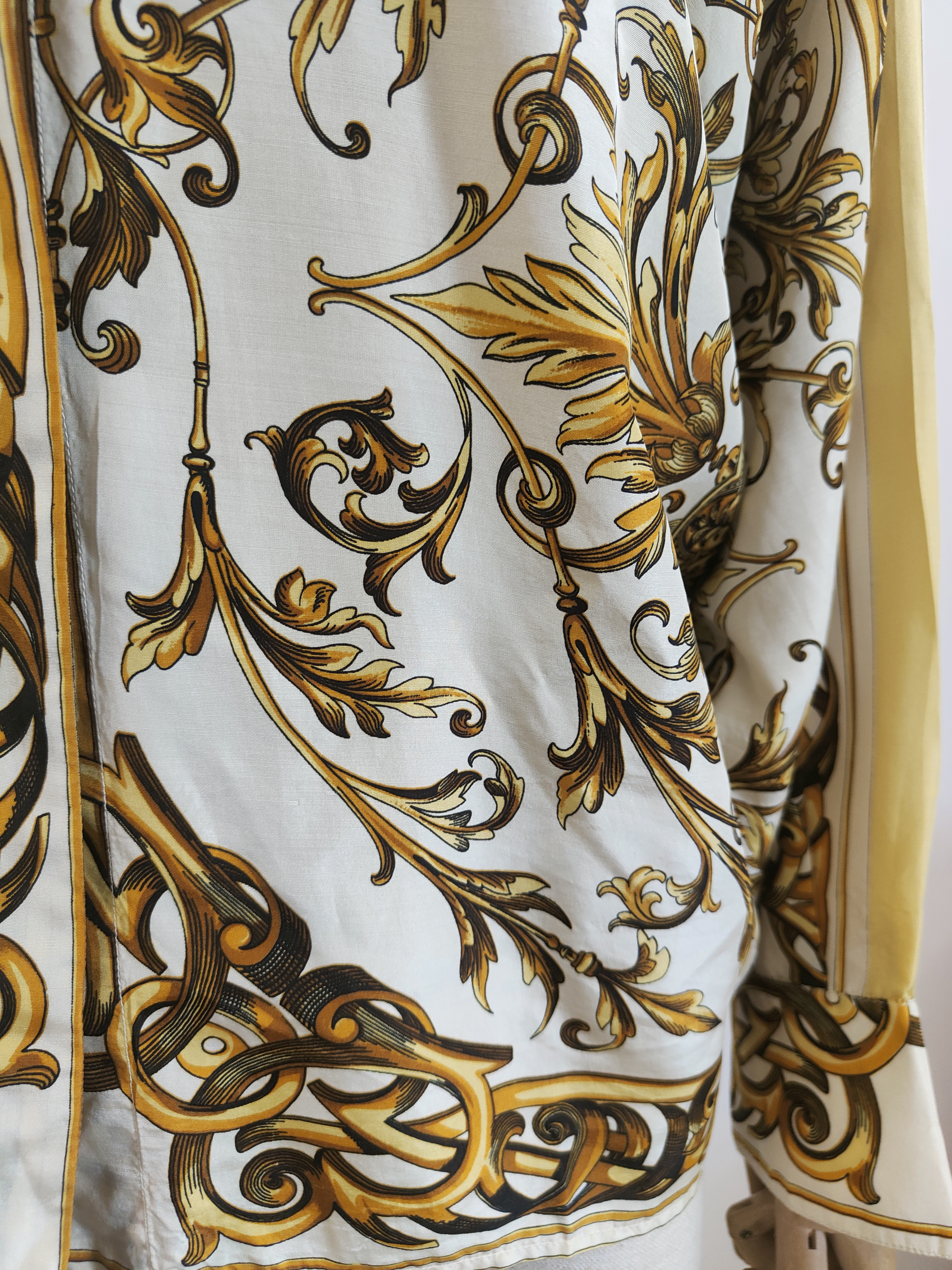 Gold Versace Camicia Barocco Camicia Uomo Versace Barocco Camicie