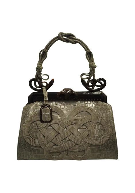 Christian Dior by Galliano Samourai Limited Edition bag NWOT Christian Dior Pre-Owned | LIM CROCOGREY