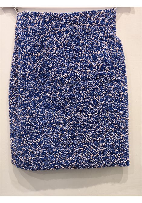 Christian Dior silk brocade blue pink skirt Christian Dior Pre-Owned | MORBIDA NERONERO