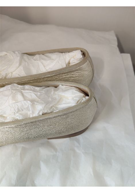 Chanel Gold tone leather Cc ballerina in italian size 38.5 Chanel Pre-Owned | BALLERINE GOLDGOLD