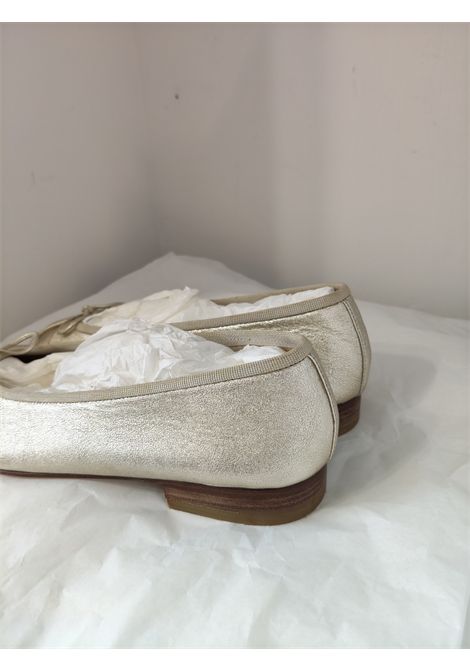 Chanel Gold tone leather Cc ballerina in italian size 38.5 Chanel Pre-Owned | BALLERINE GOLDGOLD