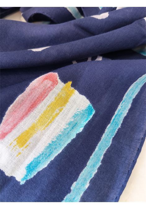 Chanel Cc Blue multicoloured scarf Chanel Pre-Owned | BLUEBLUE MULTI