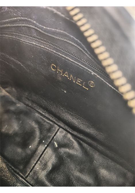 1989 Chanel black lamb leather 24kt gold plated hardware camera bag, shoulder bag Chanel Pre-Owned | CAMERA BAG NERA1989