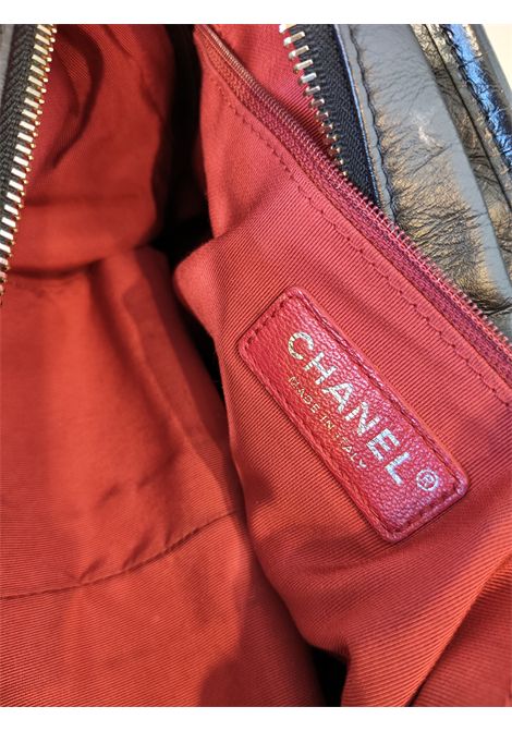 2016 Chanel Gabrielle large black leather shoulder bag Chanel Pre-Owned | GABRIELLE NERA2016/2017