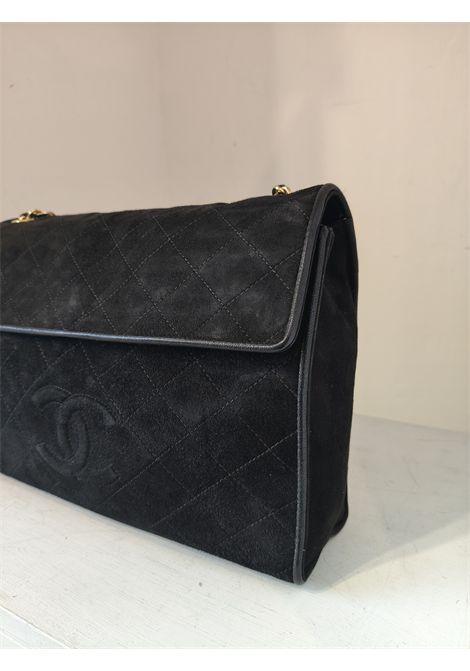 1989 Chanel Black suede shoulder bag Chanel Pre-Owned | NERO SCAMOSCIATANERO VINTAGE