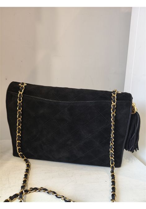 1989 Chanel Black suede shoulder bag Chanel Pre-Owned | NERO SCAMOSCIATANERO VINTAGE