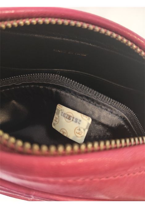 1991 Chanel red lamb leather 24kt gold plated hardware camera bag Chanel Pre-Owned | RED CAMERA BAGROSSA 1991