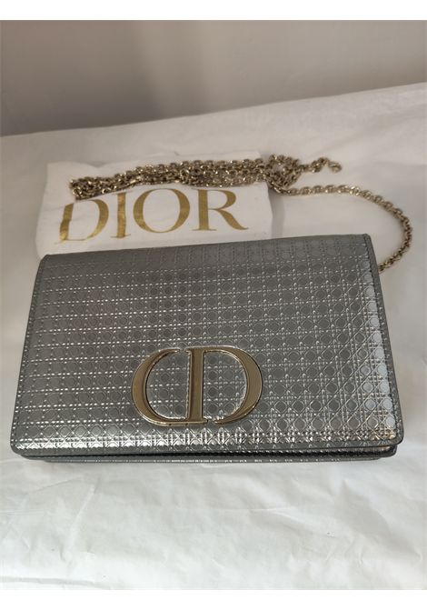 Christian Dior silver and Gold leather Montaigne 30 handle or Shoulder bag Christian Dior Pre-Owned | MONTAIGNE ARGSILVER