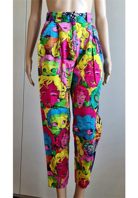 1991s Versace pop art Andy Warhol Marilyn Monroe x Betty Boop pants Gianni Versace Pre-Owned | BETTYBOOP HARLEYMULTI