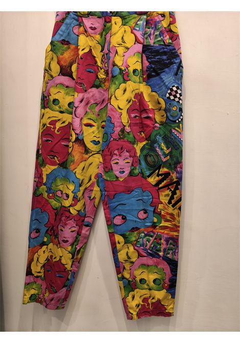 1991s Versace pop art Andy Warhol Marilyn Monroe x Betty Boop pants Gianni Versace Pre-Owned | BETTYBOOP HARLEYMULTI