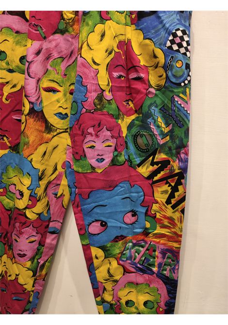 1991s Versace pop art Andy Warhol Marilyn Monroe x Betty Boop pants Gianni Versace Pre-Owned | BETTYBOOP HARLEYMULTI