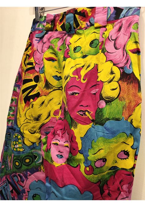 1991s Versace pop art Andy Warhol Marilyn Monroe x Betty Boop pants Gianni Versace Pre-Owned | BETTYBOOP HARLEYMULTI