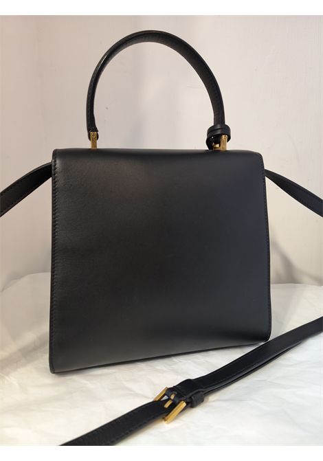 Gianni Versace black leather iconic medusa shoulder or handle bag Gianni Versace Pre-Owned | VINTAGE2 MEDUSE