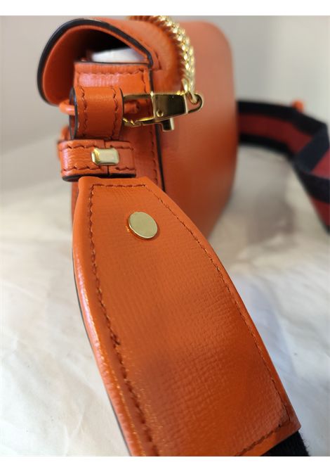 2015 Gucci horsebit 1955 mini black lamb leather bag Gucci Pre-Owned | MINI HORSEBITARANCIO