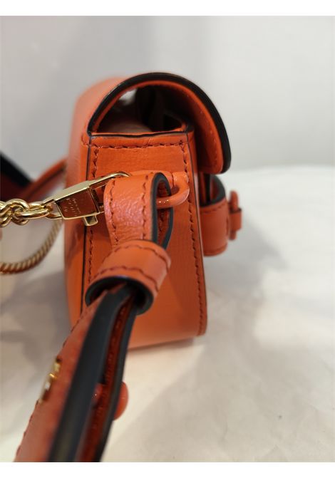 2015 Gucci horsebit 1955 mini black lamb leather bag Gucci Pre-Owned | MINI HORSEBITARANCIO