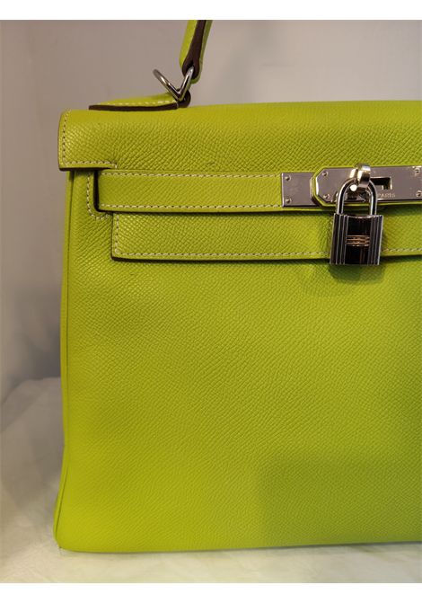 Hermès Kelly 28 vert kiwi candy collection epsom leather Hermes Pre-Owned | KELLY 28VERDE KIWI 2011