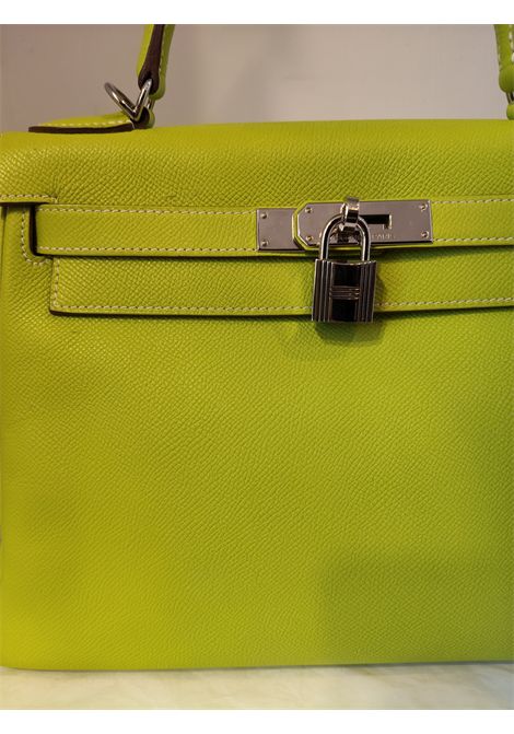 Hermès Kelly 28 vert kiwi candy collection epsom leather Hermes Pre-Owned | KELLY 28VERDE KIWI 2011